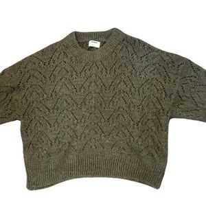 Old Navy Olive Green Knit Sweater